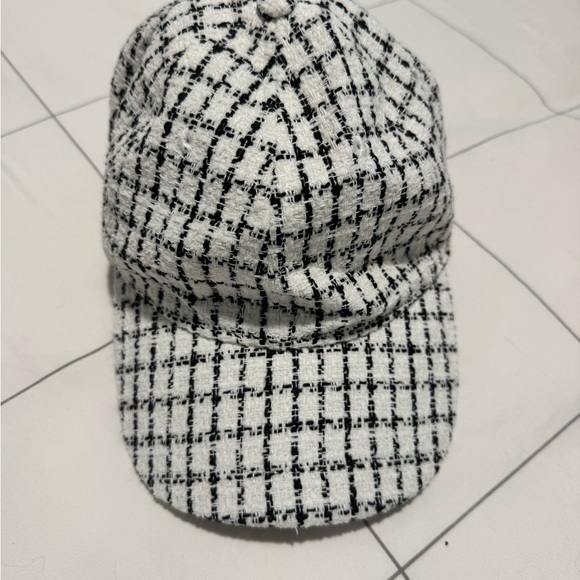 J. Crew Accessories - J. Crew Black and White Tweed Hat